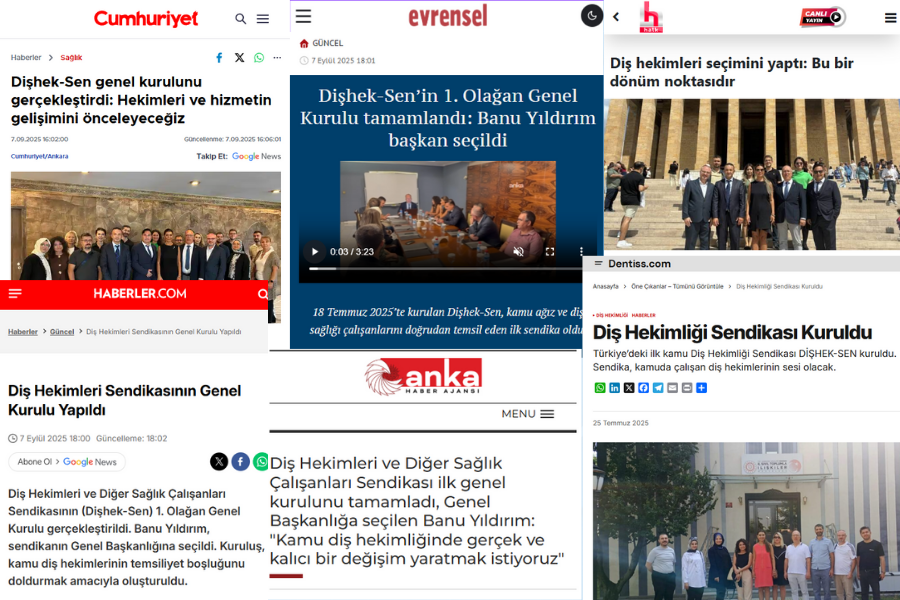 Dişhek-Sen Basında