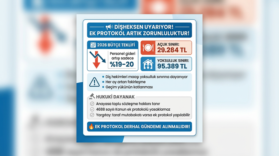 DİŞHEKSEN UYARIYOR! “EK PROTOKOL ARTIK ZORUNLULUKTUR!"
